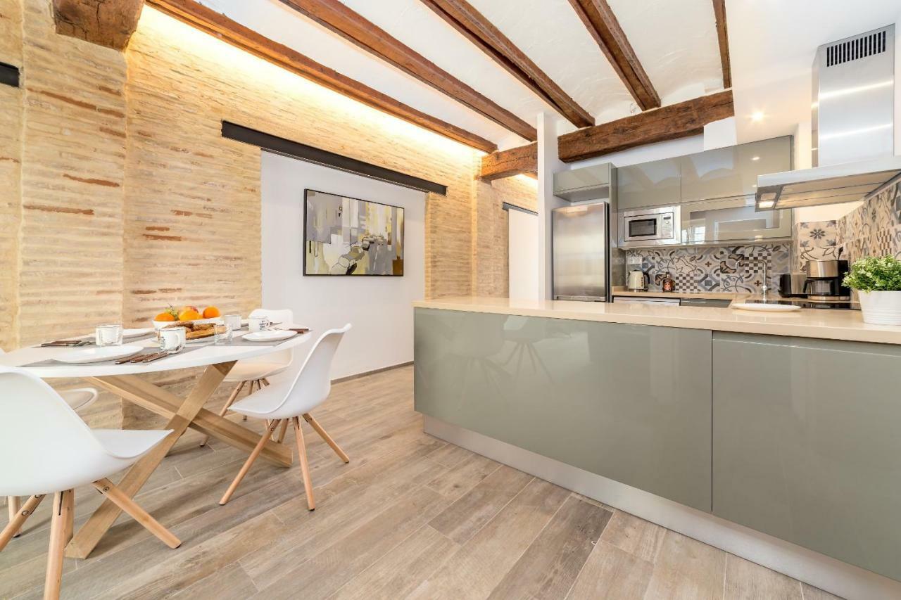 Florit Flats - Cathedral Luxury Terrace Flat 2Br 2Ba Ac Wifi Apartment บาเลนเซีย ภายนอก รูปภาพ